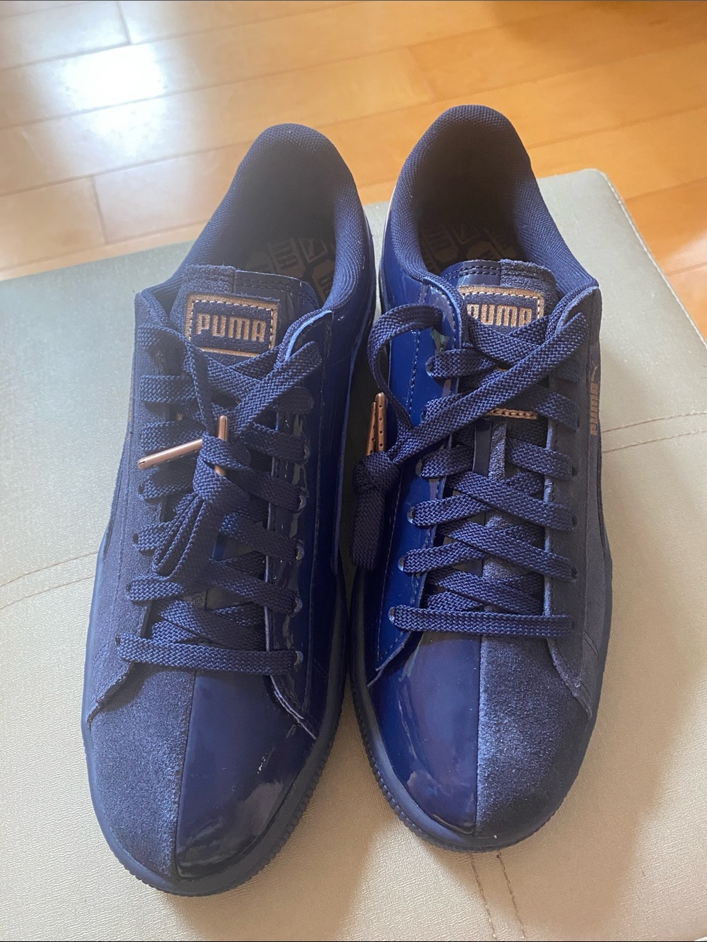 New in BoxPUMA Women’s Suede Classic Matte & Shine Peacoat Navy Blue Size 9